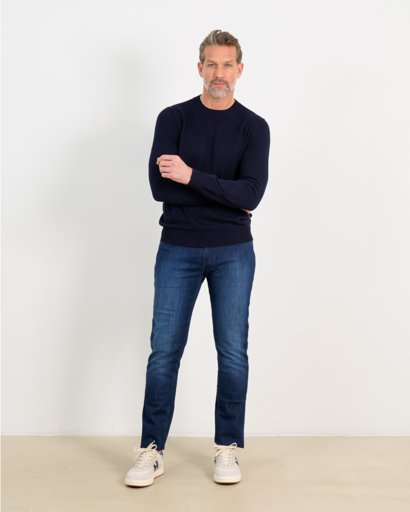 pullover ronde hals 598 navy