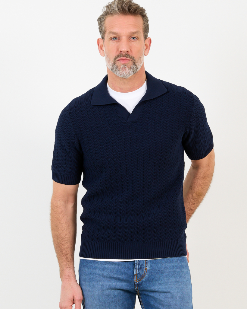 Knitwear Polo Marine