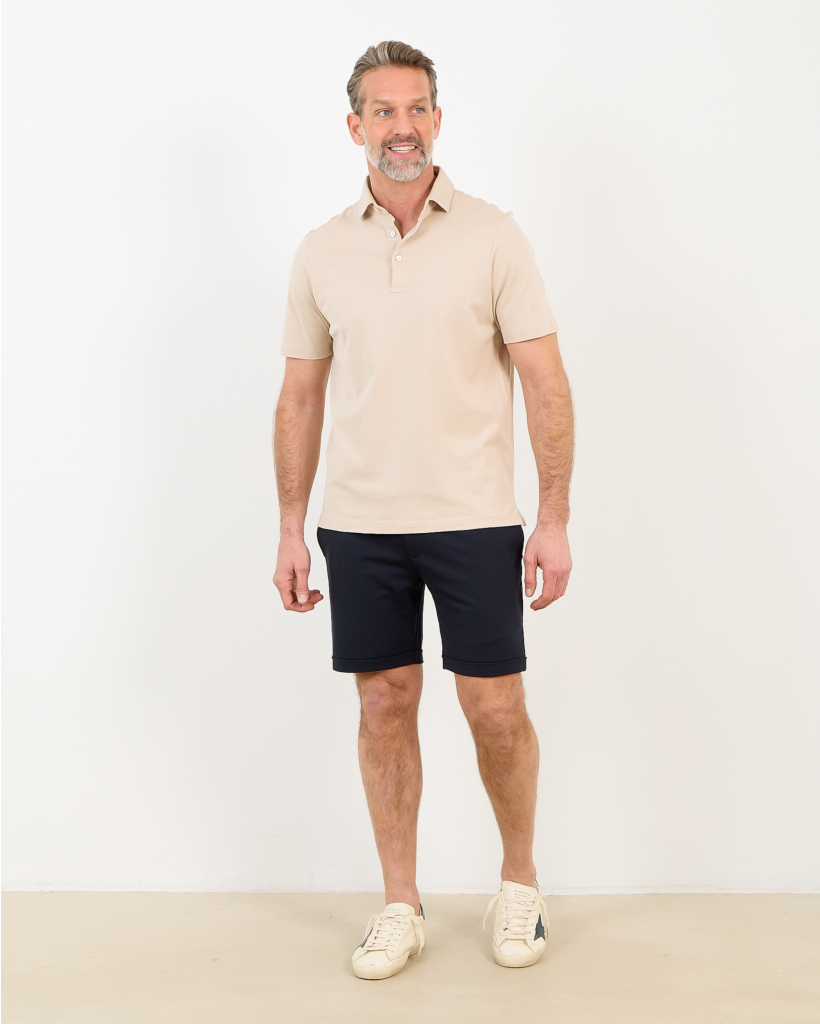 Gemerc Pique Polo Lang Beige