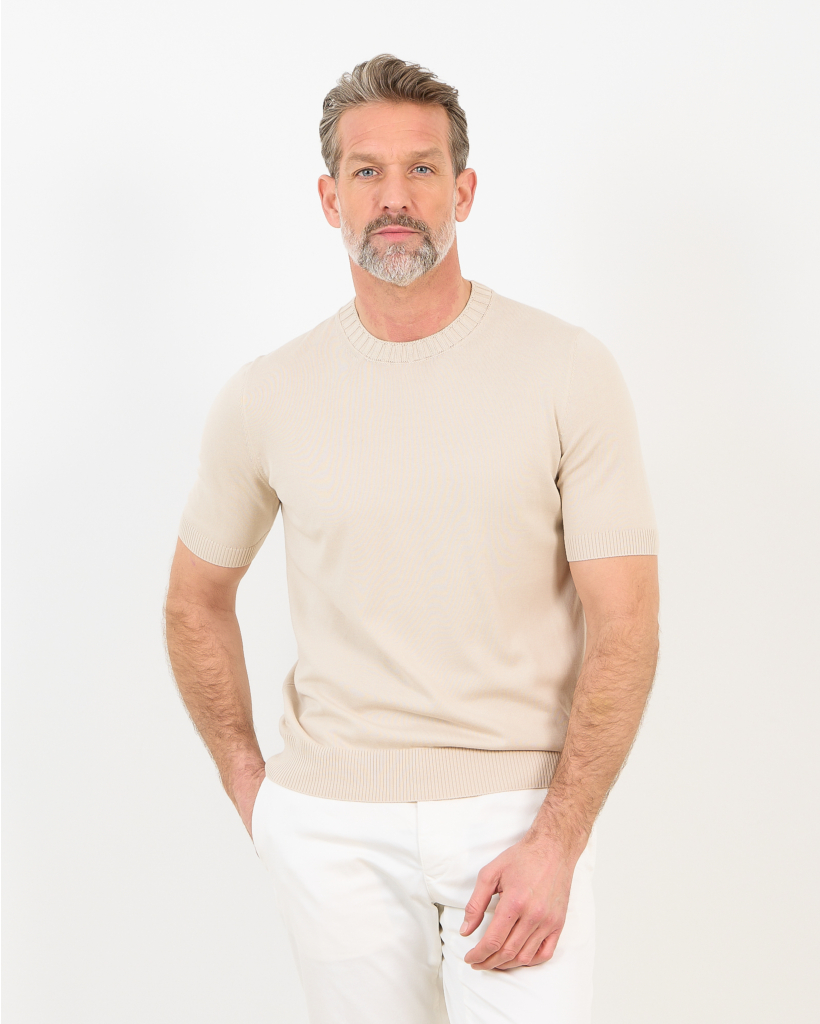 Pullover Paricollo Beige