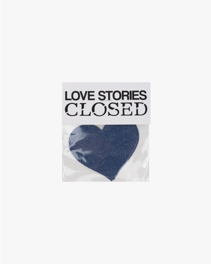 Closed x Love Stories - Nipple Covers Heart Blue