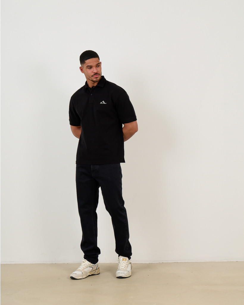 2200001 Polo Korte Mouw Black