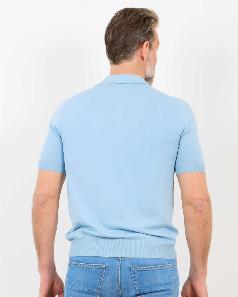 Pullover Polo Licht Blauw