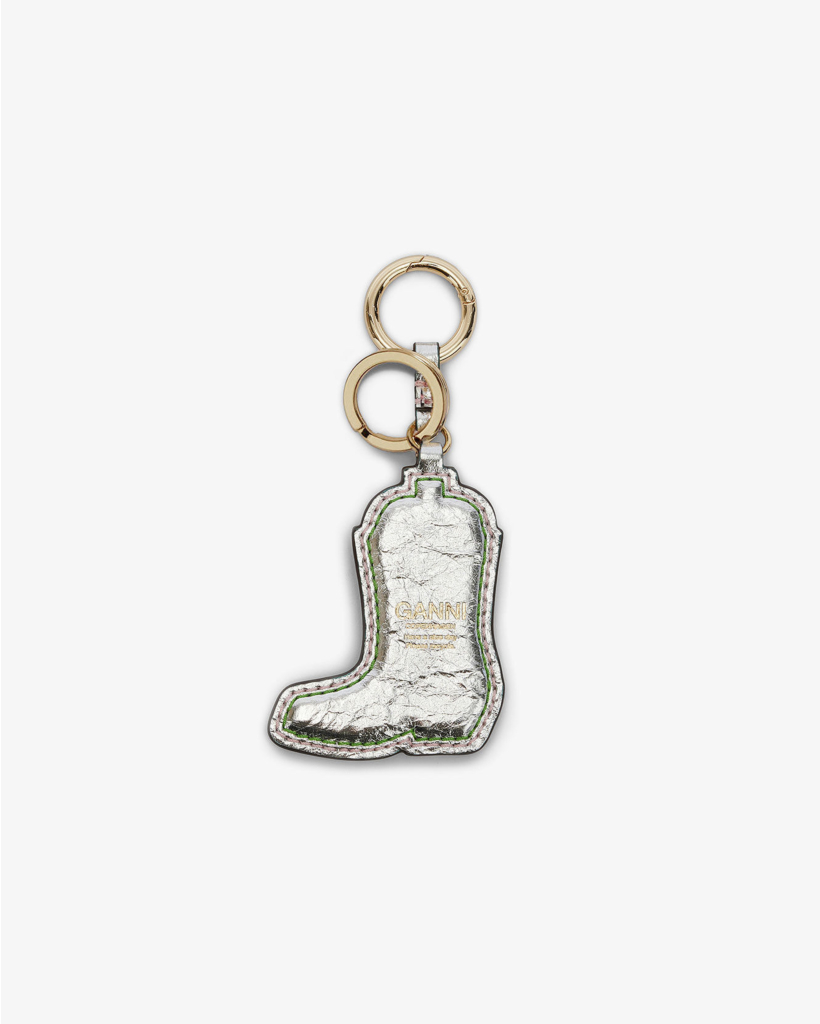 Western Boot Sleutelhanger In Metallic Multicolor