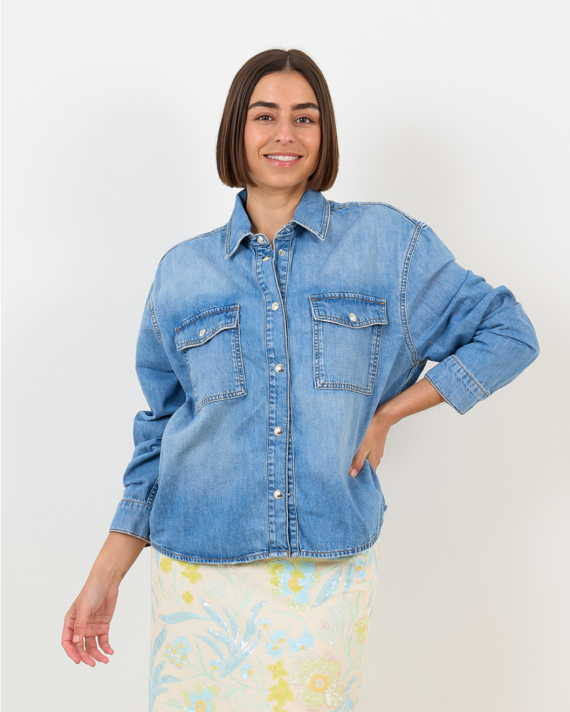 Overshirt Washed Blue