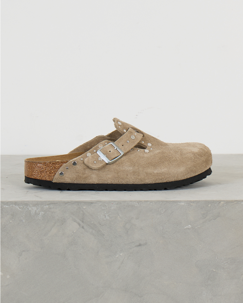 Boston Rivet Border Instappers Taupe
