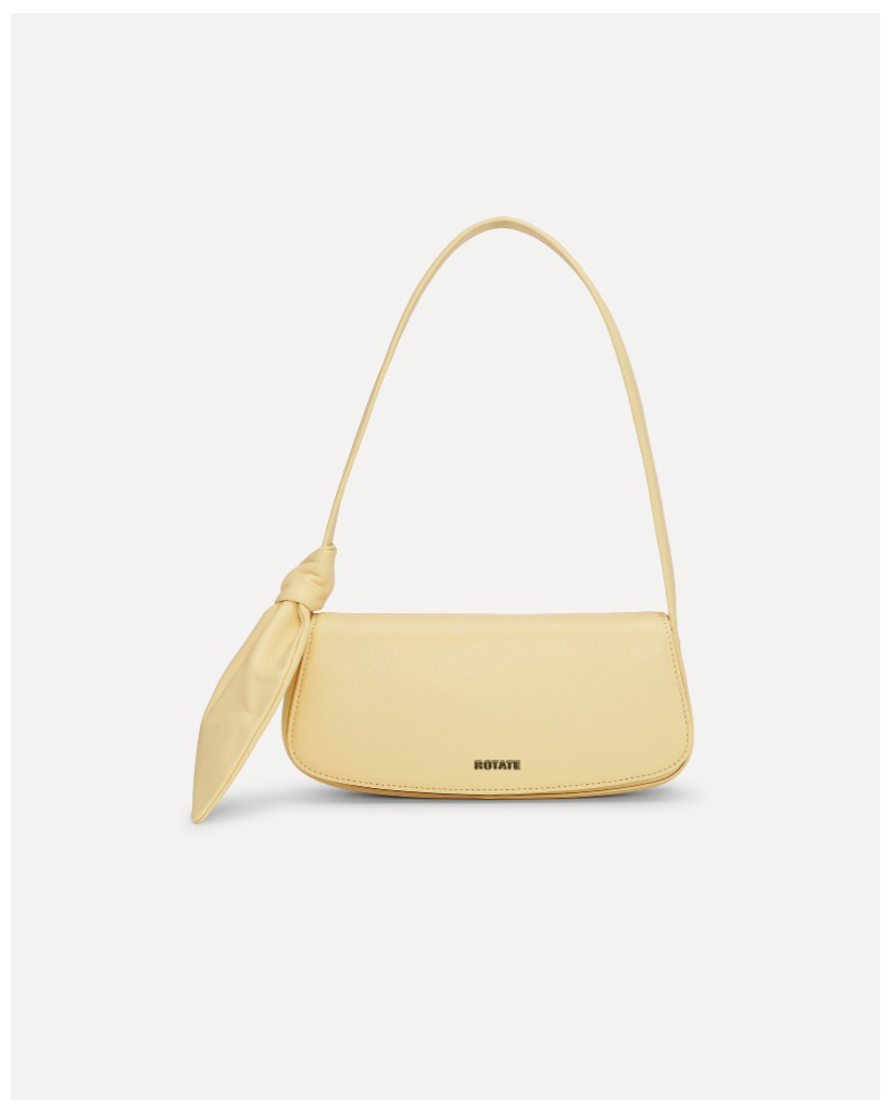 The Scarf Bag Geel Leer