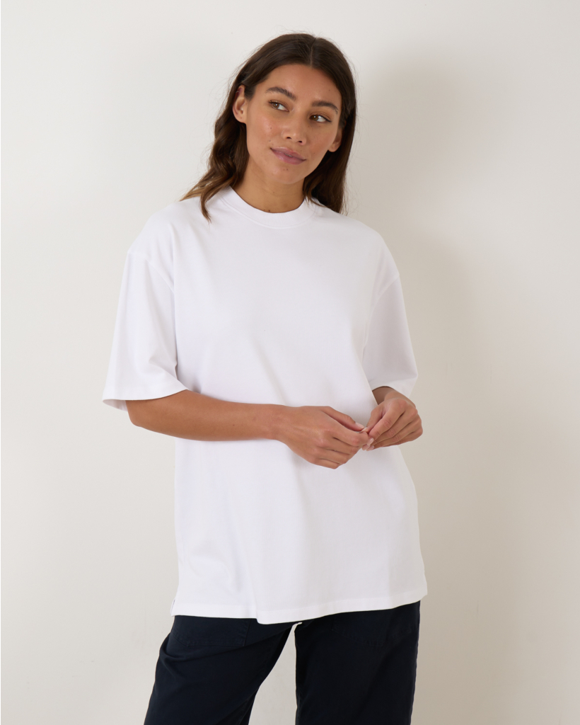 George Oversized Tee White