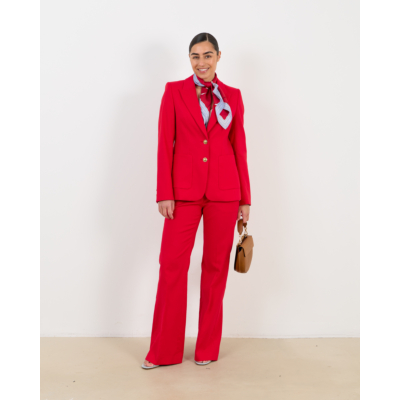 Luisa Cerano Blazer cherry red